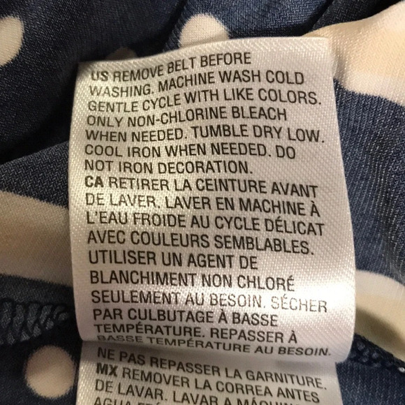 Alfani Iconic Mod polka dot and striped blouse - Picture 10 of 10